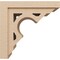 Ekena Millwork 11"W x 22"D x 22"H Classic Sheridan Rough Cedar Woodgrain TimberThane Corbel, Primed Tan CORUR11X22X22SHERCPR - alternate 5